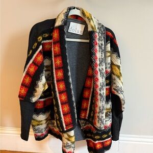Dolan Multicolor Patterned Cardigan